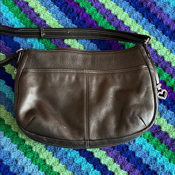 Gun metal metallic Brighton bag - Picture 5 of 11